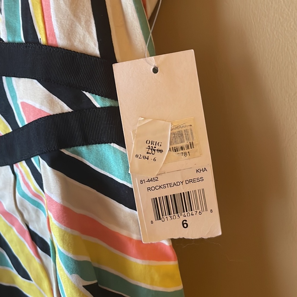 NANETTE LEPORE sz6 RockSteady dress NWT $235 fully lined cotton - Picture 2 of 8